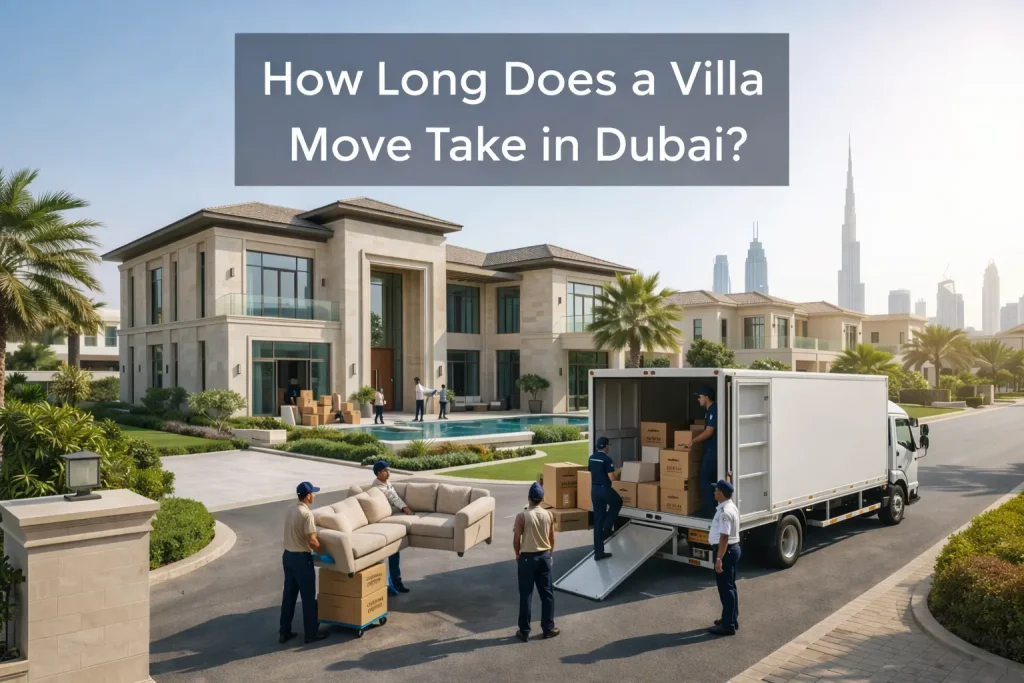 How Long Does a Villa Move Take in Dubai