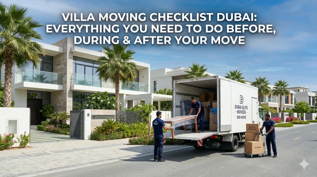 Villa Moving Checklist Dubai